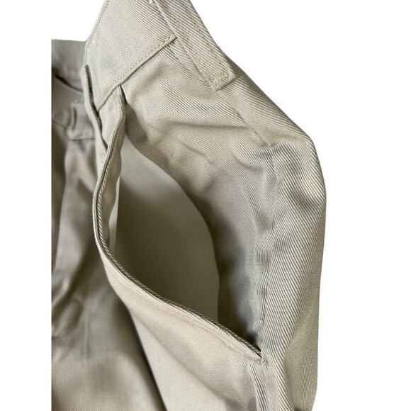 NEW Red Kap Work Pants Beige Men's 36x32 Plain Front Chino PC44KH2 Cotton - Picture 4 of 8